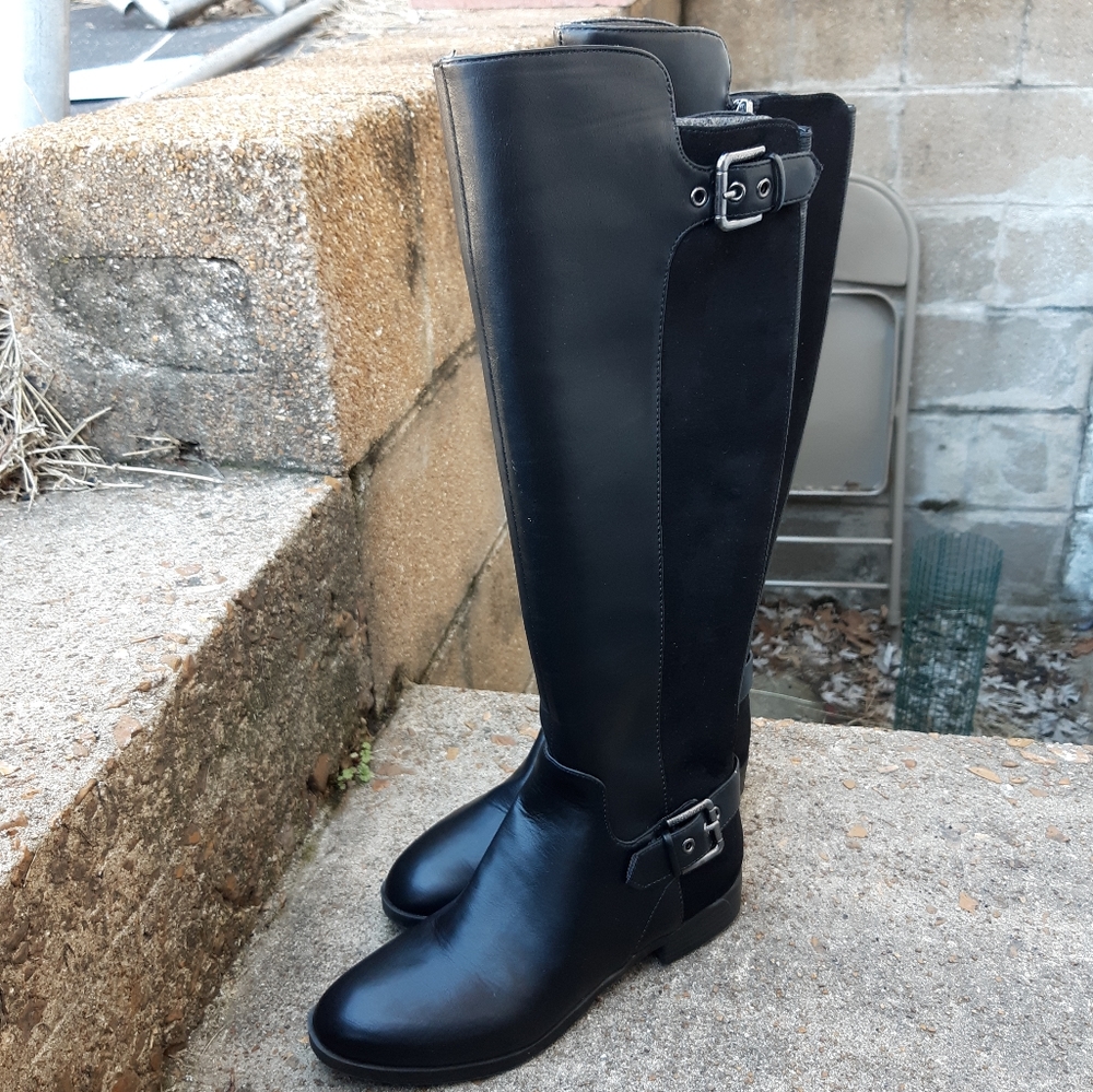 Liz Claiborne Black Dallas Riding Boots